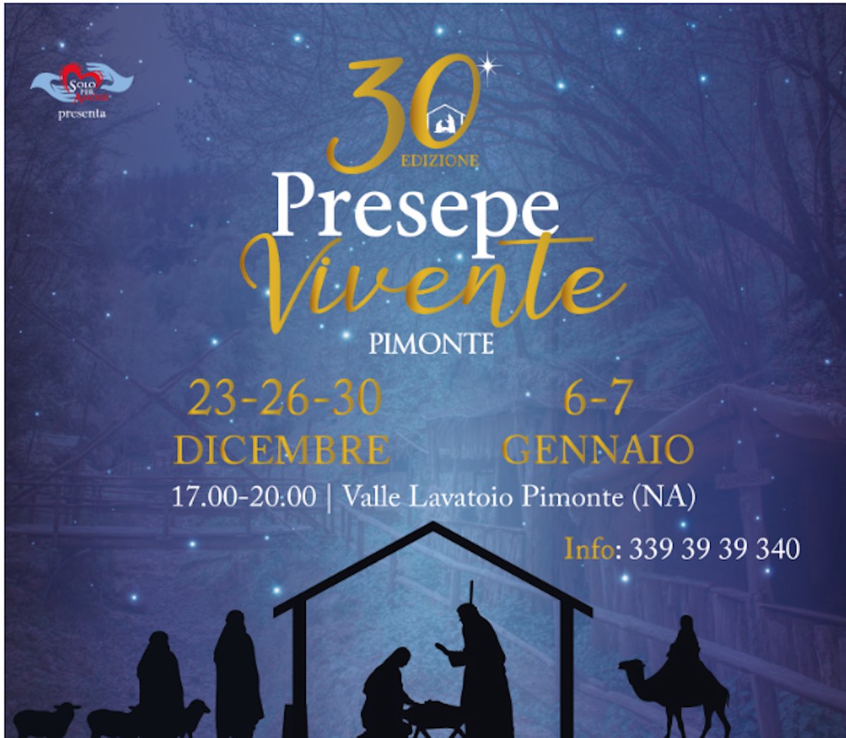 Pimonte ospita il presepe vivente: 30° edizione