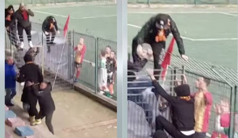 Scontri tra tifosi di Virtus Avellino e Sant’Antonio Abate: gara sospesa