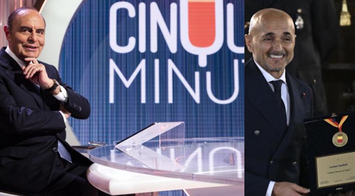 Spalletti: “Mi manca Napoli” intervistato da Bruno Vespa in TV.