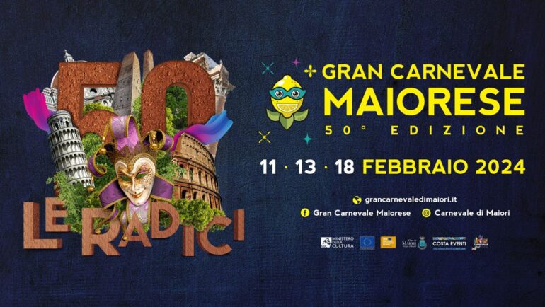 Tutto pronto a Maiori per il Gran Carnevale ecco il programma della 50esima edizione