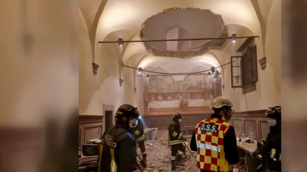 Pistoia, crollo del solaio al matrimonio: 35 feriti, 6 in codice rosso