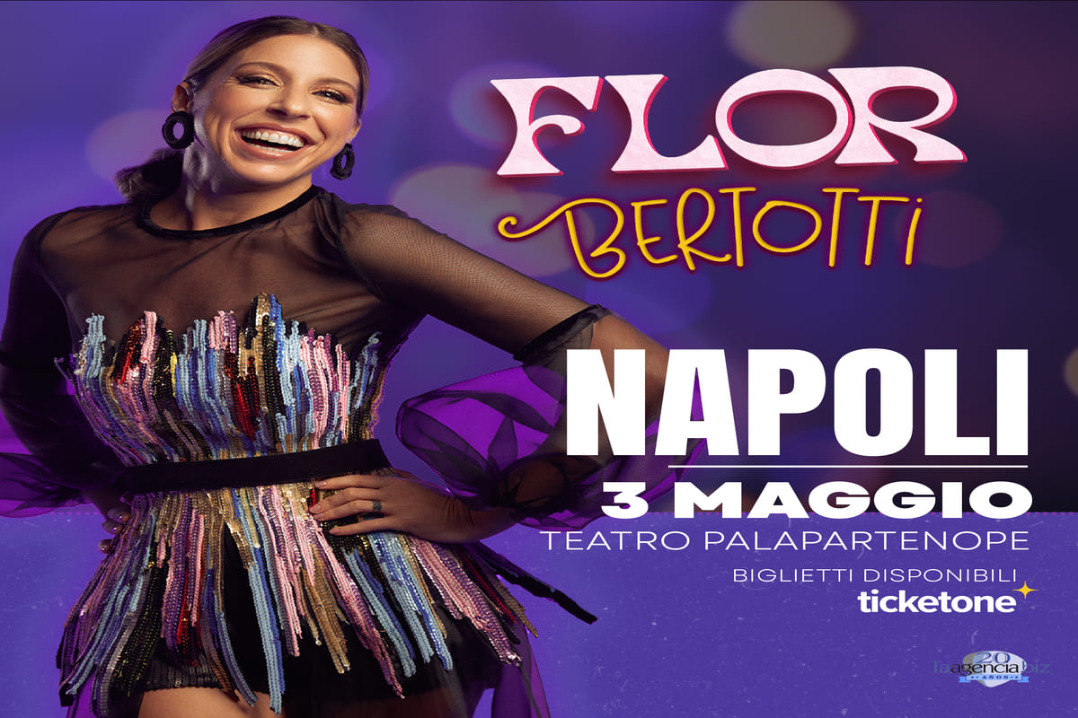 Flor Bertotti a Napoli, l'artista argentina in scena il 3 maggio al  Palapartenope