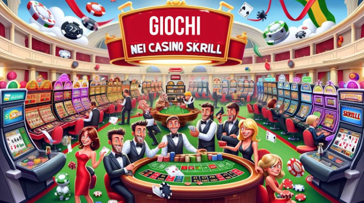 Varietà di Giochi nei Casino Skrill 