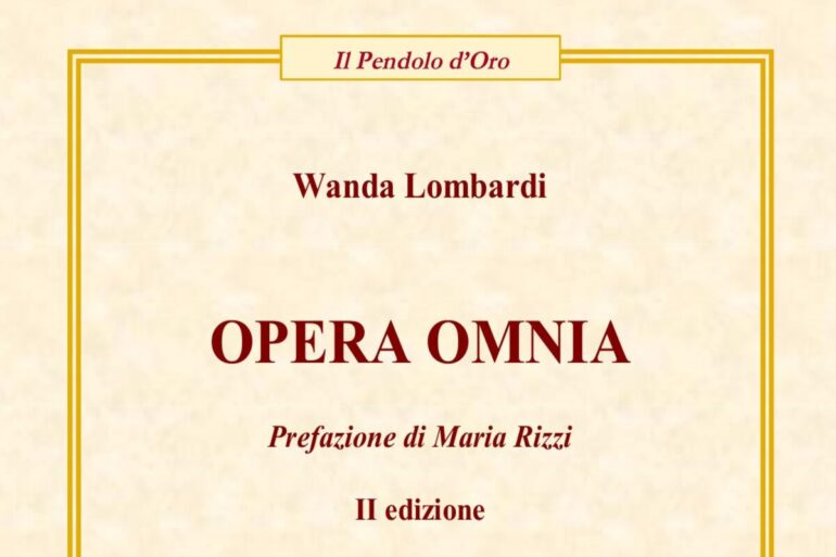 Di Wanda Lombardi, scrittrice di Morcone, ‘Opera Omnia’ per Guido Miano Editore