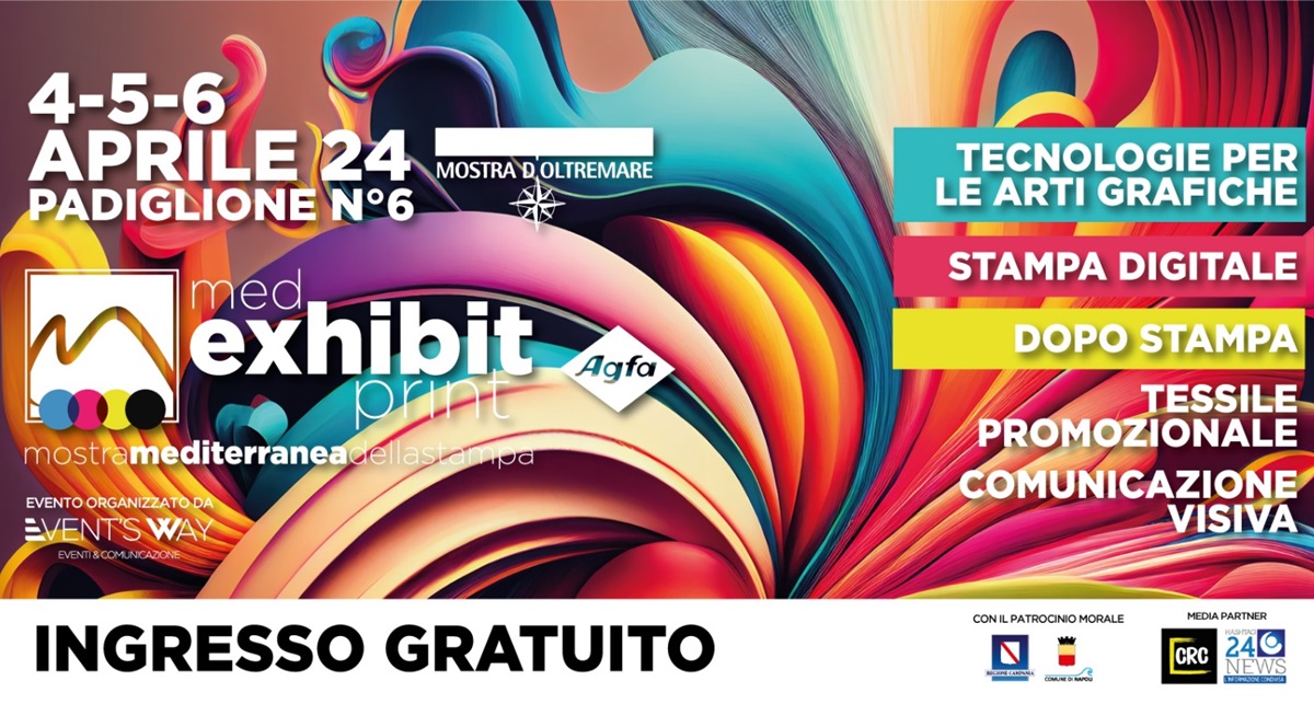 Agfa sceglie il Sud: il colosso internazionale della stampa digitale inkjet title sponsor alla Med Exhibit Print 2024 di Napoli