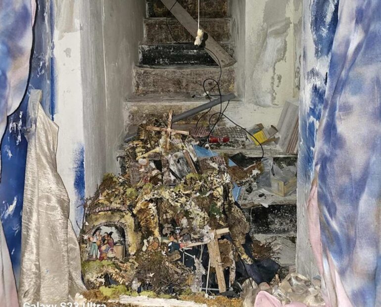 rubato presepe pizzeria brandi