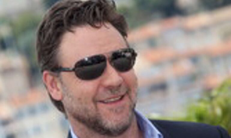 Russel Crowe at the Sanremo Festival