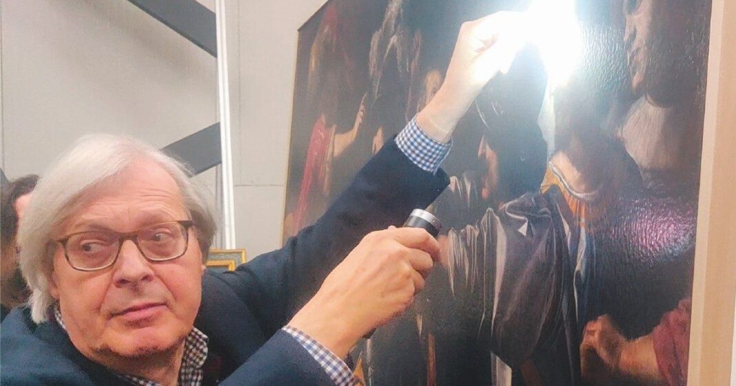 Vittorio Sgarbi e il quadro rubato: perquisite tre case del sottosegretario, sequestrata la tela del Manetti - Il Fatto Quotidiano