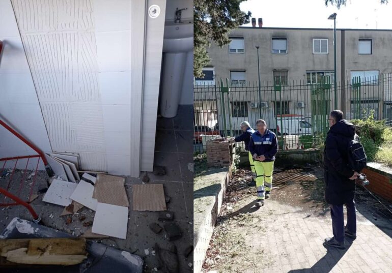 Napoli, vandali in azione al parco IV aprile di san Pietro a Patierno
