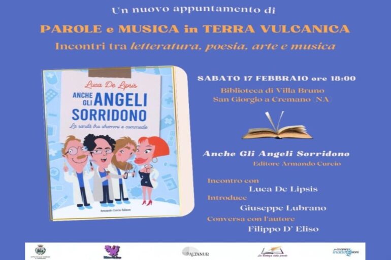A San Giorgio a Cremano presentazione del libro ‘Anche gli Angeli sorridono’ di Luca De Lipsis