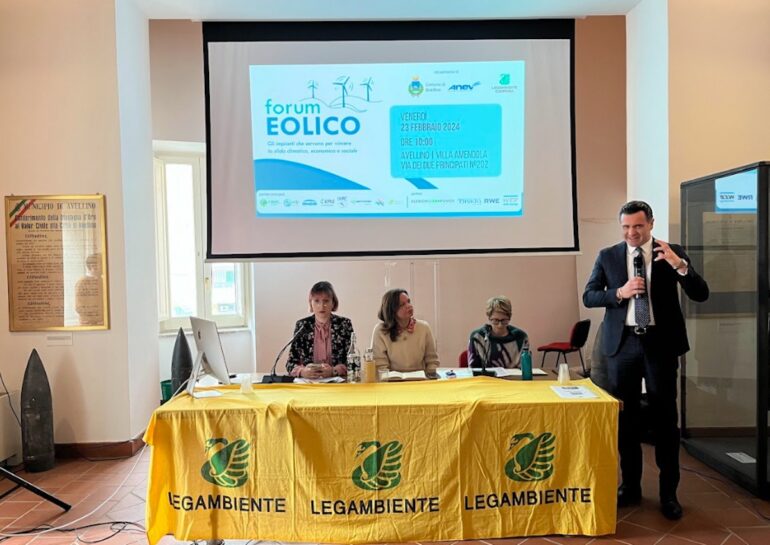 Legambiente: la Campania è leader nell’eolico con oltre il 15% della produzione nazionale