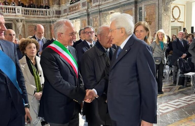 Caserta, il sindaco: “La visita di Mattarella momento storico per città”