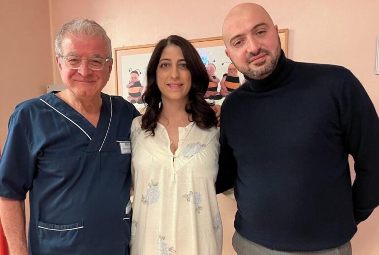 Salerno, mamma a 45 anni  dopo 4 aborti e un tumore placentare