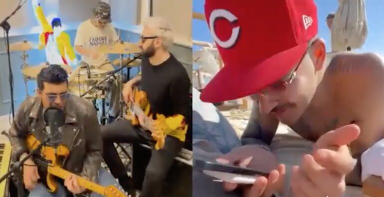 I The Kolors interpretano “I p’ me, tu p’ te” di Geolier: il video diventa virale