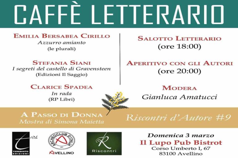 Il Terebinto Edizioni inaugura il mese della donna con un’esclusiva edizione del Caffè Letterario