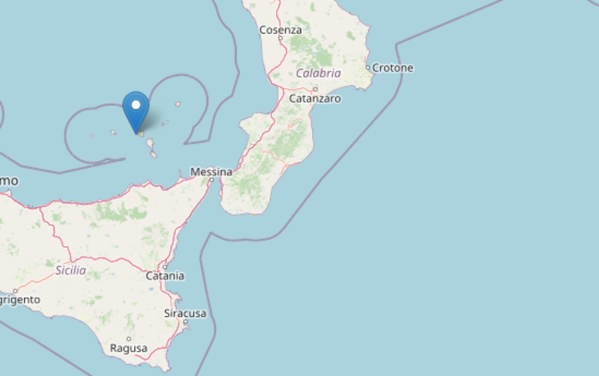 Terremoto di magnitudo 4,4 nell’arcipelago delle Eolie