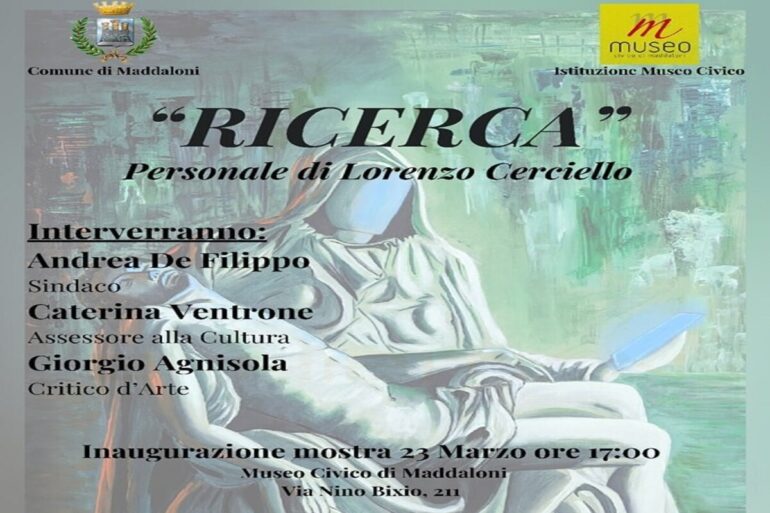 Il Museo Civico e l’arte contemporanea: il 23 marzo ìinaugurazione della mostra di Cerciello