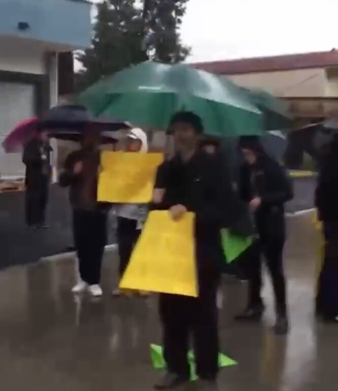 Villaricca, protesta degli sfollati di via Palermo
