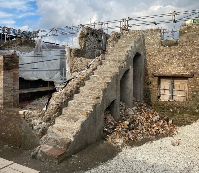 Pompei, i segreti dell’edilizia romana negli scavi della Regio IX