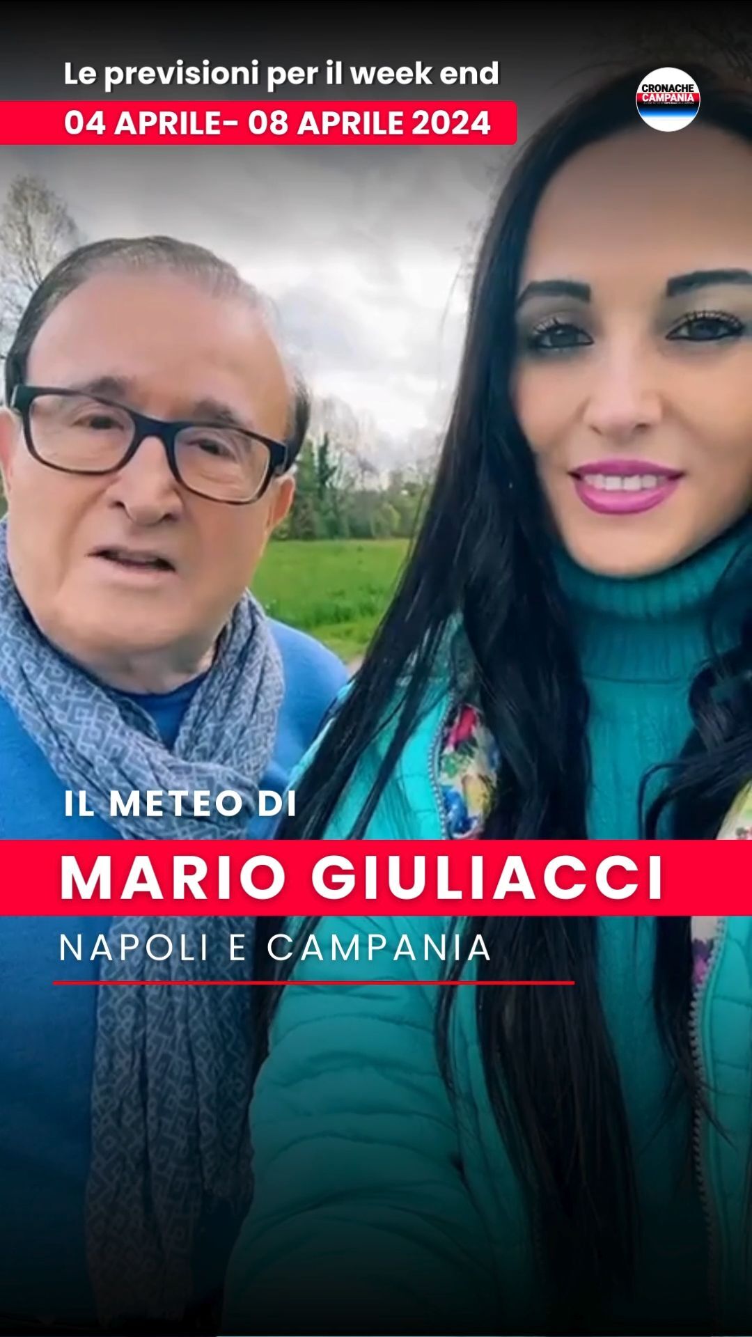Meteo Napoli e Campania, le previsioni di Giuliacci per il weekend 4 Aprile – 8 Aprile 2024
