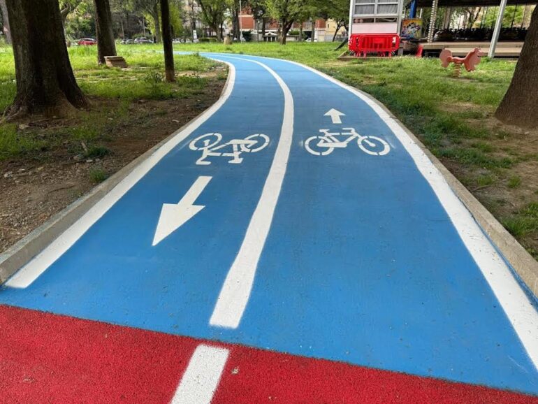 Caserta, inaugurata nuova pista ciclabile