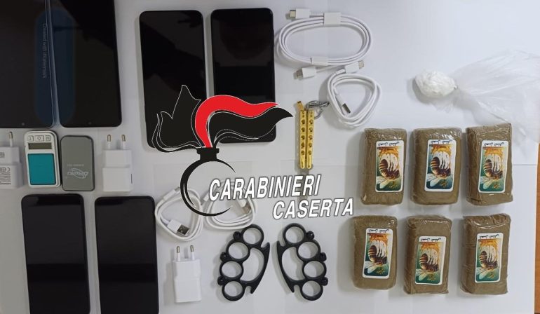vitulazio droga dal finestrino
