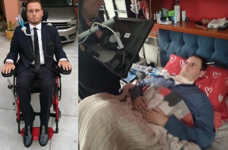 Affetto da Sla da 15 anni: “Operatori che mi assistono non pagati da nove mesi, così deciderò di morire”