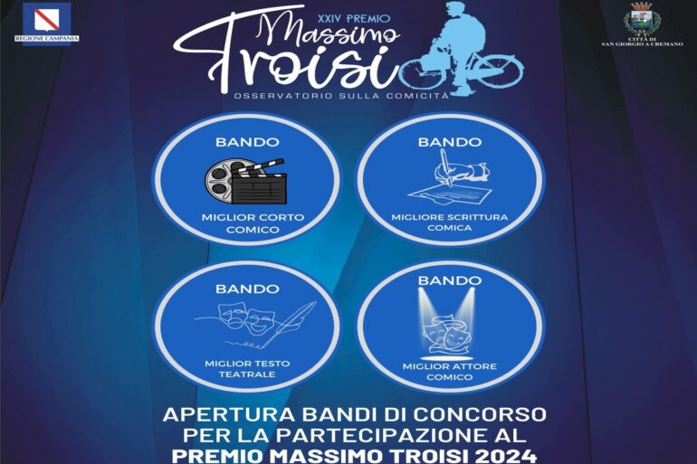 Premio Massimo Troisi, dal 24 giugno al 29 giugno, la XXIV edizione
