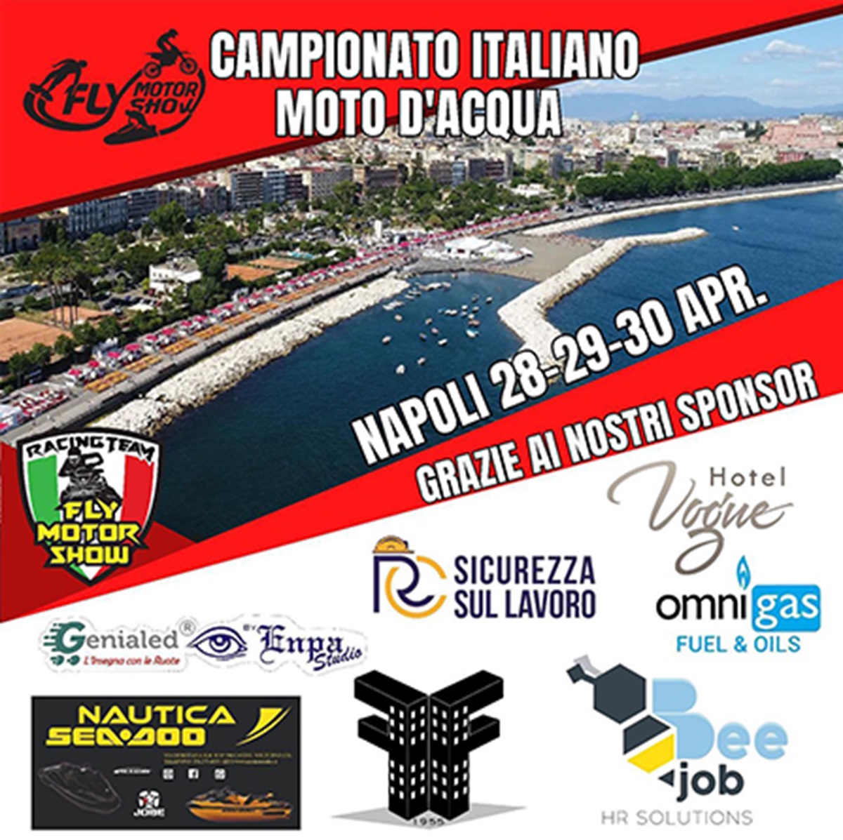 A Napoli la prima tappa del campionato italiano di moto d’acqua 2024