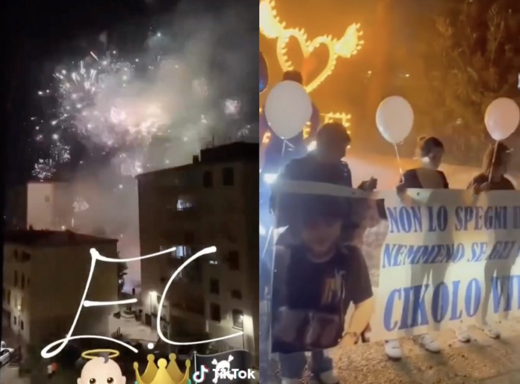 Al rione Conocal di Ponticelli nuova celebrazione in stile Gomorra del giovane boss ucciso