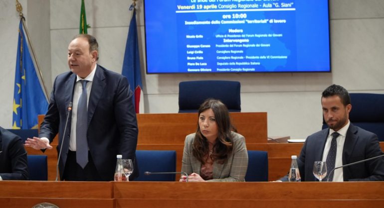 Il presidente Oliviero chiede al Forum Giovani di istituire una commissione sulla Questione Meridionale