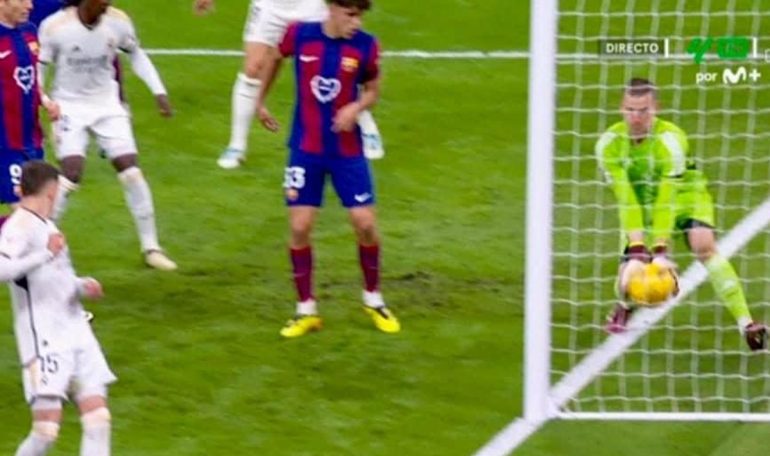 Gol fantasma contro il Real Madrid, furia Barcellona: potrebbe chiedere la ripetizione del ‘Clasico’