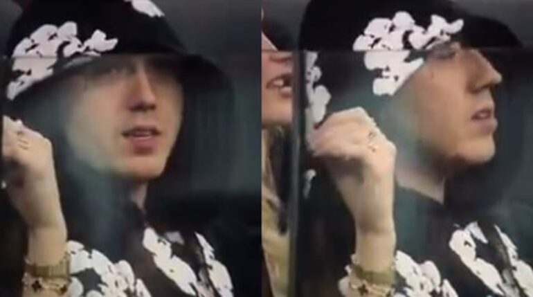 Il rapper Lazza nella bufera: intona coro contro i napoletani in tribuna durante Milan-Roma