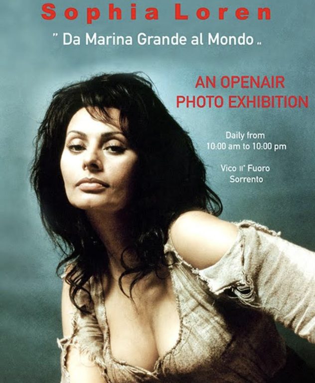 Una mostra fotografica a Sorrento per celebrare i 90 anni di Sofia Loren