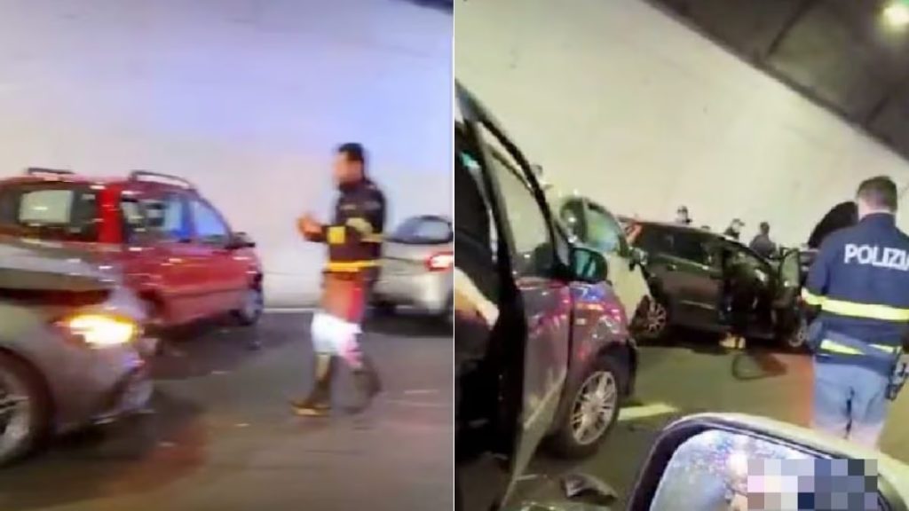 Incidente in Tangenziale a Napoli: 11 feriti in maxi-tamponamento VIDEO