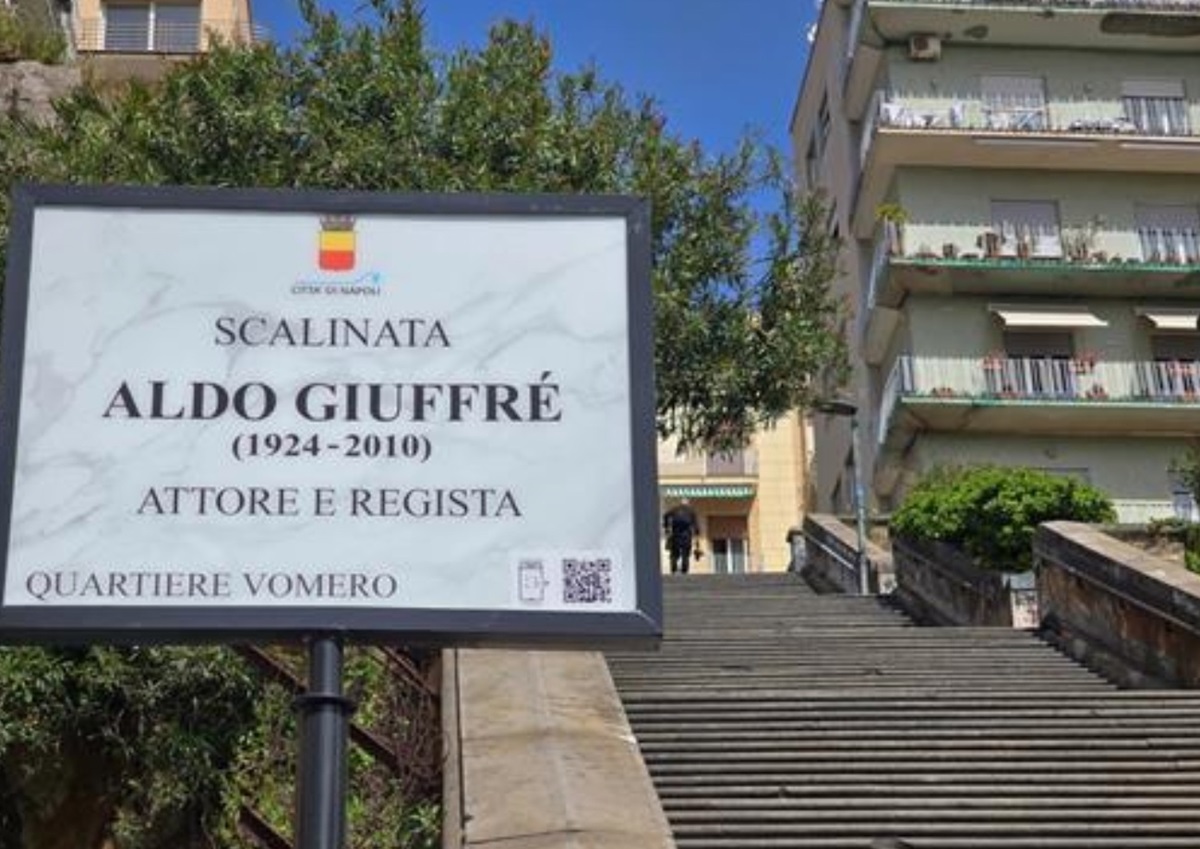 Al Vomero di Napoli una scalinata intitolata ad Aldo Giuffrè