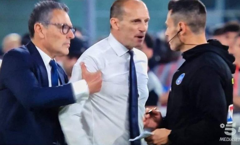 Caso Allegri, due turni di squalifica. E la Juve valuta l’esonero subito