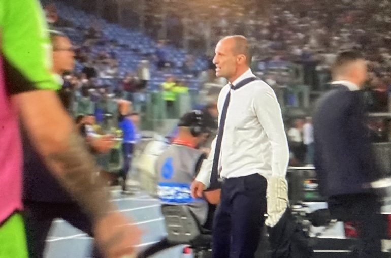 Allegri, furia e show al termine della finale di Coppa Italia: “Dov’è Rocchi?”