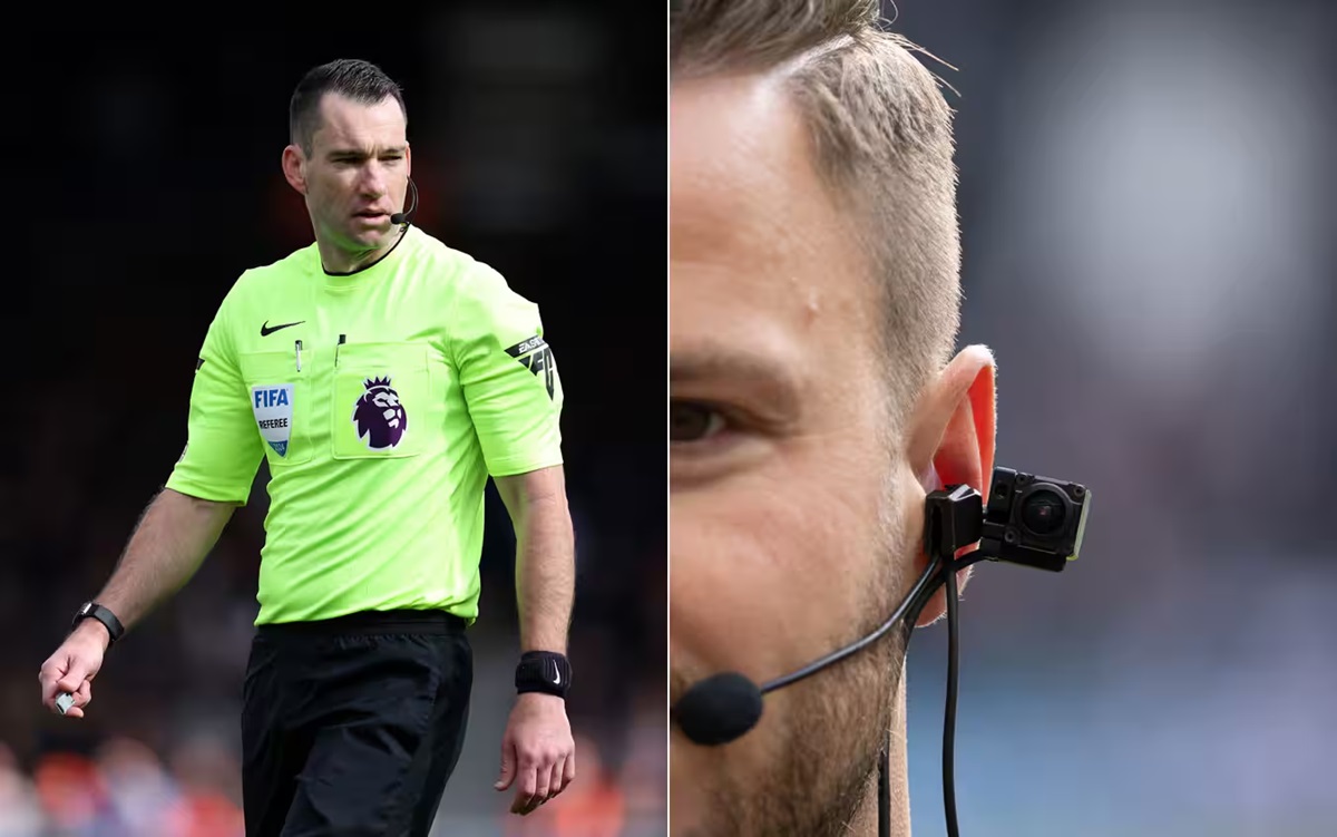 Debutta in Premier League la ‘Head Cam’, la telecamera sulla testa dell’arbitro