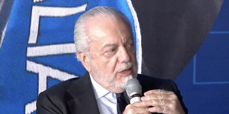 Napoli batte Juve, De Laurentiis esulta: “Avanti così!”