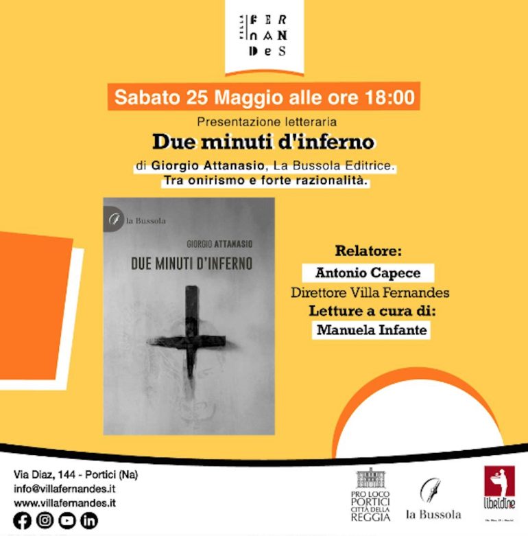 Presentazione del libro “Due minuti d’inferno” di Giorgio Attanasio a Villa Fernandes