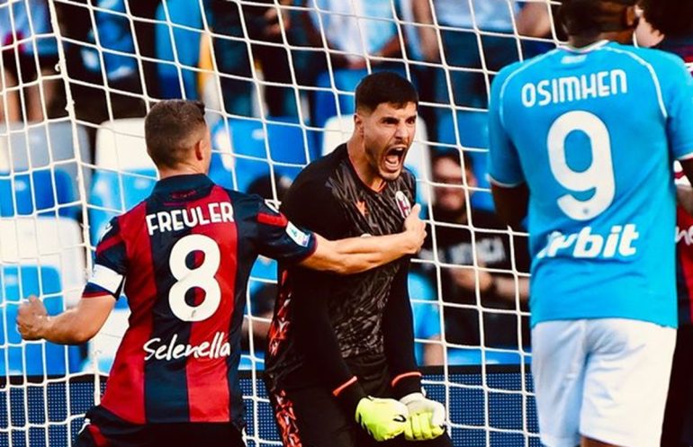 Napoli senza speranza: ko anche contro il Bologna, si allontana anche la zona Conference