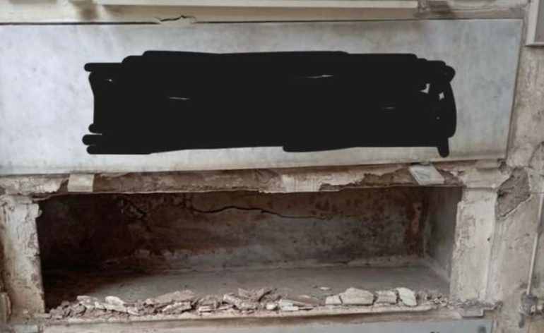 Resti umani rubati dal cimitero di Caserta: indagini in corso