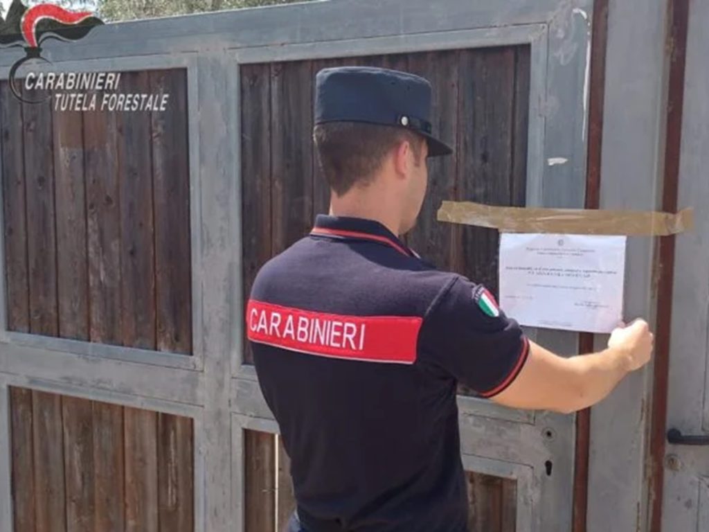 Sequestrato complesso turistico nel Parco Nazionale del Cilento