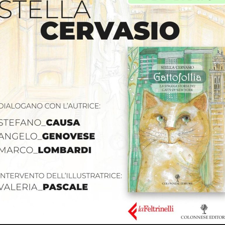 Presentazione del libro ‘Gattofollia’ di Stella Cervasio a Napoli