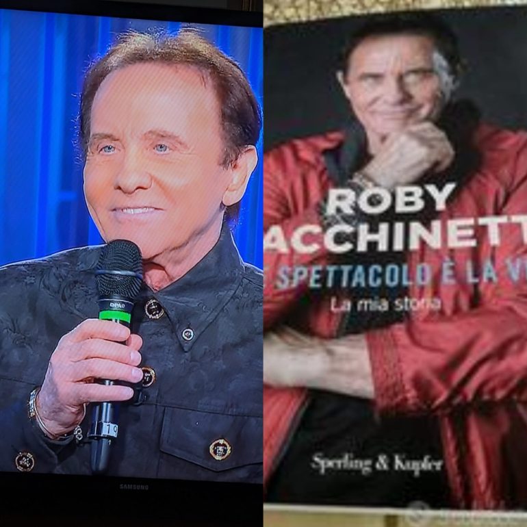Roby Facchinetti a Domenica In  presenta il suo nuovo libro “Che Spettacolo è la vita”