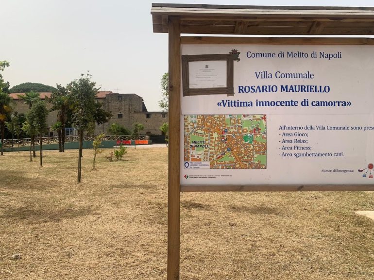 Melito riapre la Villa Comunale “Rosario Mauriello” dopo anni di chiusura