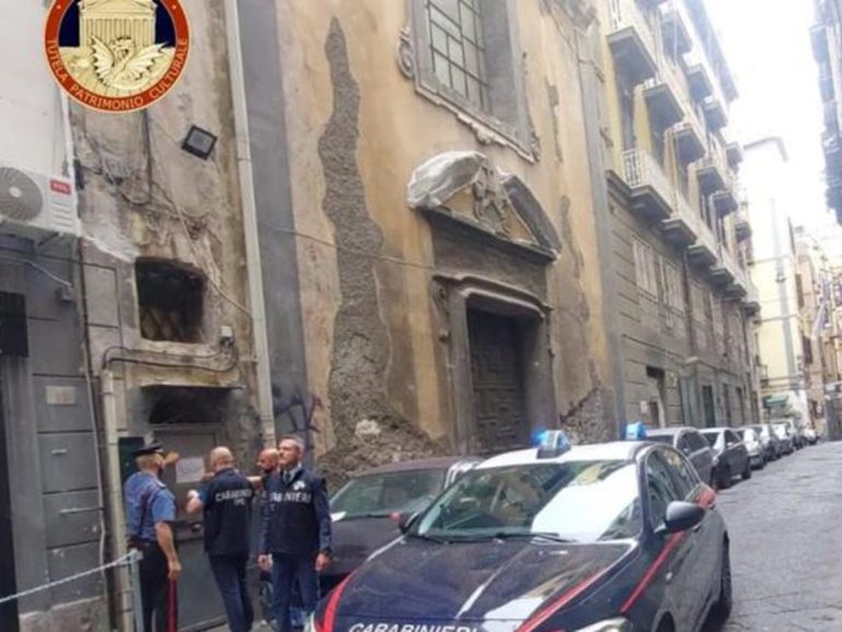 Napoli, programmati gli sgomberi dell’ex canonica della Chiesa di San Biagio ai Taffettanari