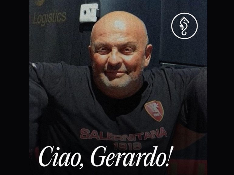 Morto sulla spiaggia di Sapri, lo storico magazziniere della Salernitana, Gerardo Salvucci