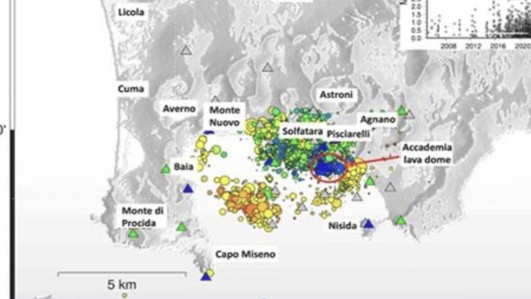 Campi Flegrei, nuova ricerca Ingv rivela strutture sismiche differenti nella caldera